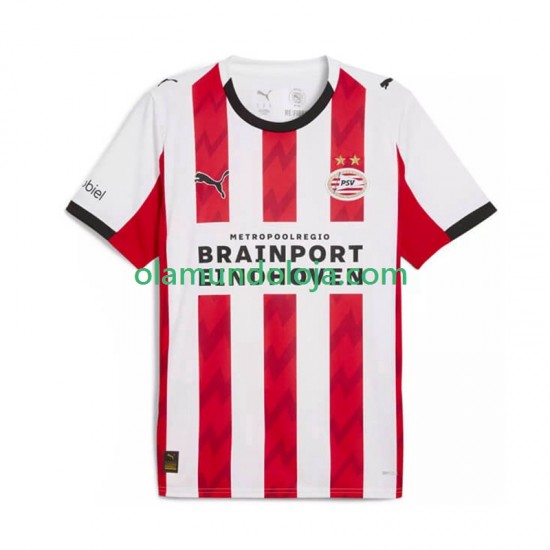 Camisola PSV Eindhoven Homem Equipamento Primeiro 2025-2026 Manga Curta